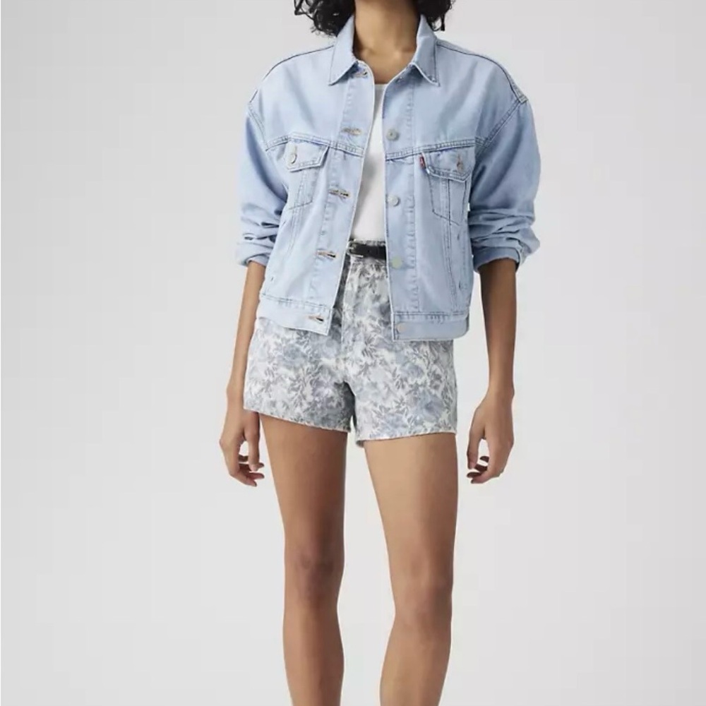 Levi's Blue Jean Shorts for Women - Picture 3 of 6